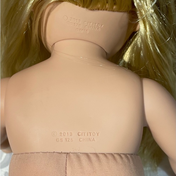 My Life 18” Blonde Hair & Blue Eyes Posable Doll With Working Washer & Dryer GUC - Picture 4 of 5